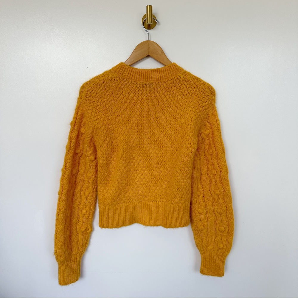 & Other Stories • Stockholm Atelier Yellow Cable Knit Sweater - Picture 5 of 10